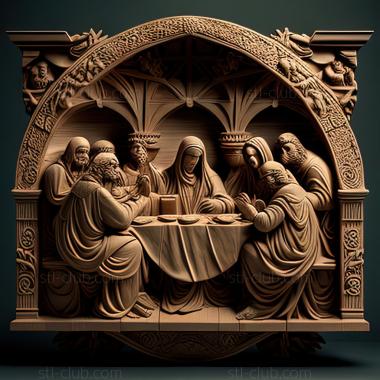 3D model Last supper (STL)